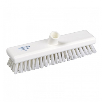 White scrubbing brush, very stiff bristles, Hillbrush B759W