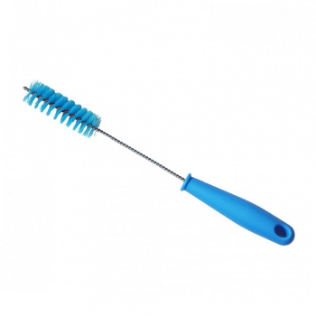 Blue pipe brush, medium-stiff bristles, Hillbrush T832B