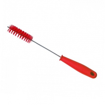 Red pipe brush, medium-stiff bristles, Hillbrush T832R