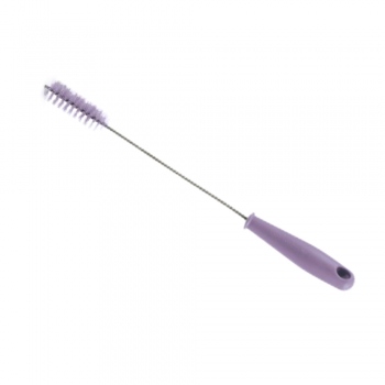 Violet pipe brush, medium-stiff bristles, Hillbrush T832V