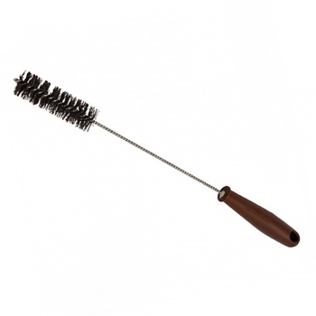 Brown pipe brush, medium-stiff bristles, Hillbrush T832BRN