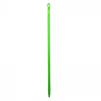 Green handle for brush or mop, reinforced, made of polypropylene, Hillbrush AMPLH3G