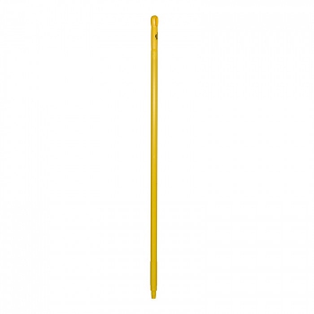 Yellow handle for brush or mop, reinforced, made of polypropylene, Hillbrush AMPLH3Y