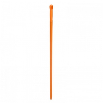 Orange brush/squeegee handle, made of polypropylene, Hillbrush PLH3T