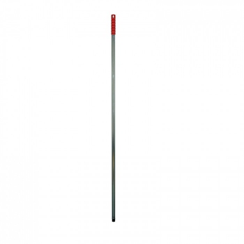 Stiel für Bürste/Abzieher, rot, Edelstahl, Typ 304, Hillbrush SSH4R