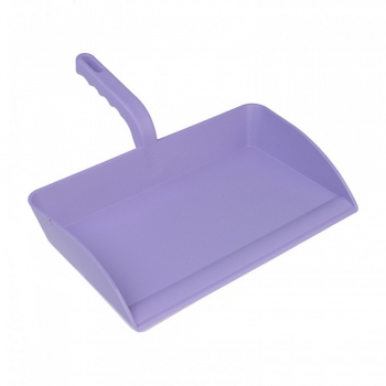 Violet open dustpan, polypropylene, Hillbrush DP13V