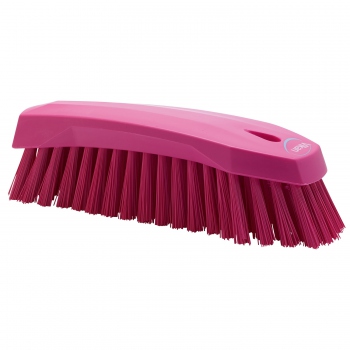 Schrubbbürste, rosa, Hand, harte Borsten, Vikan 38901