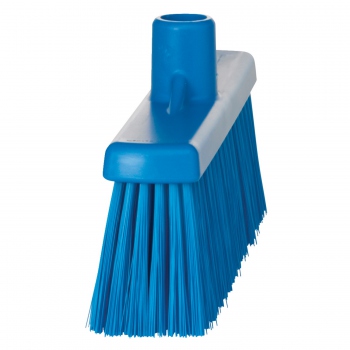 Blue sweeping Broom, for attachment to a handle, medium bristles, Vikan 31663