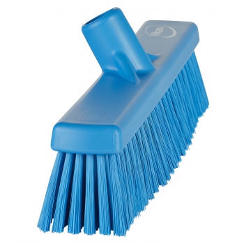 Blue industrial broom, soft bristles, Vikan 31793