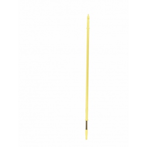 Yellow telescopic brush handle with water flow, Hillbrush WFPLH3EXY