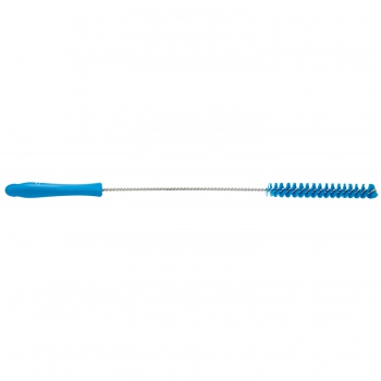 Blue narrow tube and hole brush, medium stiff bristles, Vikan 53763