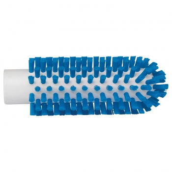Blue round brush for pipes on a handle, stiff bristles, Ø 50 mm, Vikan 5380503