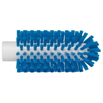 Blue round brush for pipes, on a handle, tiff bristles, Ø63 mm, Vikan 5380633