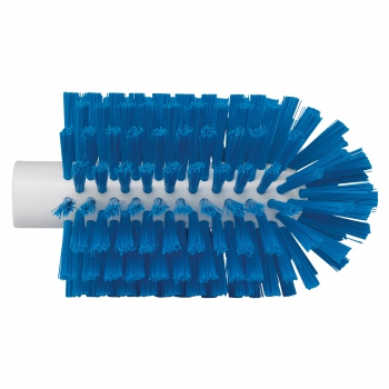 Blue pipe brush, round, for handle, medium bristles, Ø 90mm, Vikan 5380903