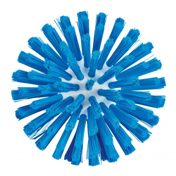 Blue cleaning brush for meat mincer, 135x115 mm, medium-hard bristles, Vikan 70353