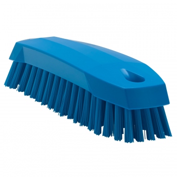 Blue Hand Scrub Brush, 165x50 mm, Medium Stiff Bristles, Vikan 35873