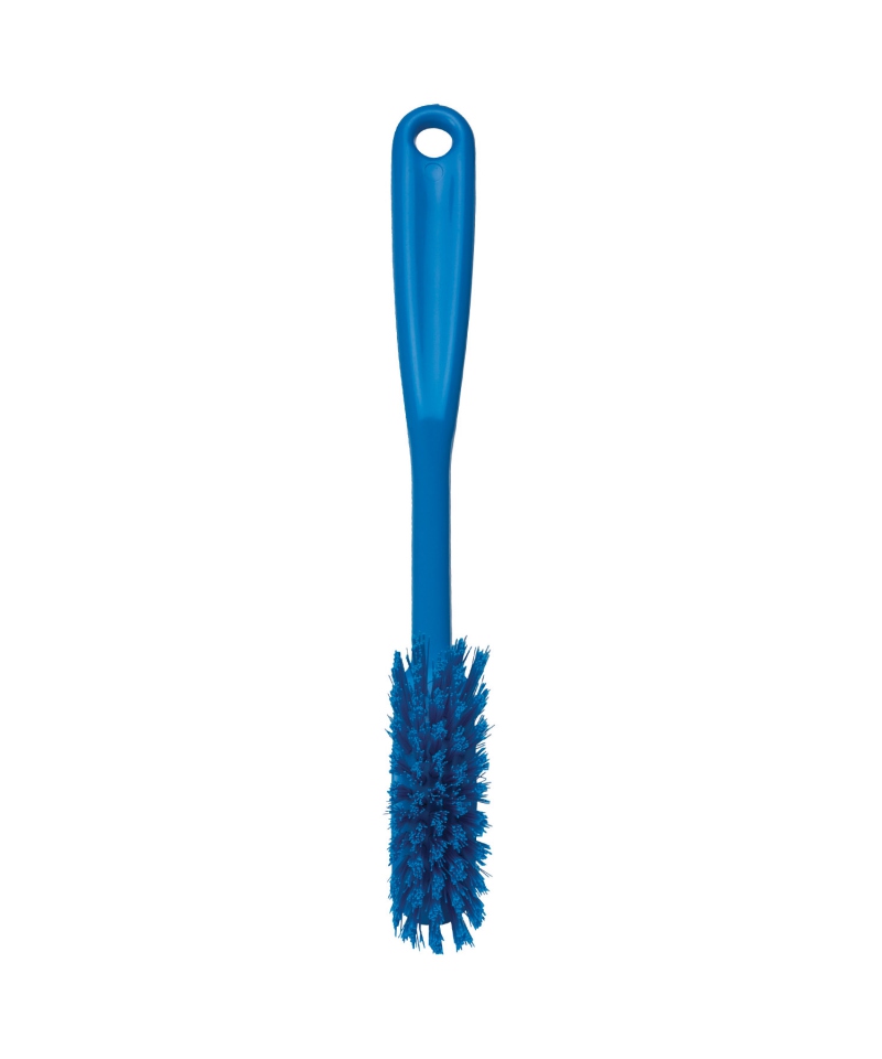 Blue Cleaning brush with handle, 290x25 mm, medium hardness bristles, Vikan 42873