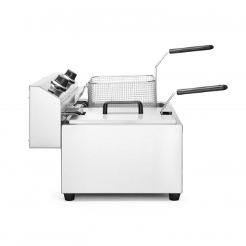 Gastronomiefritteuse, 2×8 L, Profi Line, 16L, 230V/7000W, 605×460×(H)350 mm, HENDI