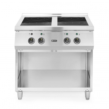 Induktionskochfeld 4 Kochfelder, 400V/17000W, 800x700x(H)870mm, HENDI