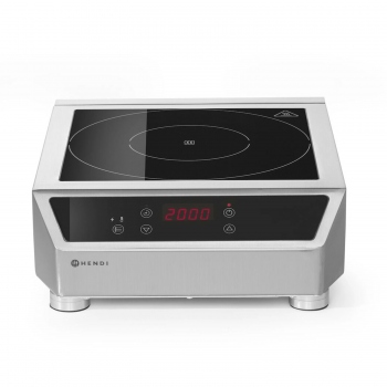 Induction Cooker 3500 D, Profi Line, 230V/3500W, 340x440x(H)120 mm, HENDI