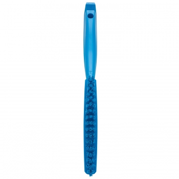 Blue Scrubbing Brush, Narrow, Very Hard Bristles, Vikan 41953
