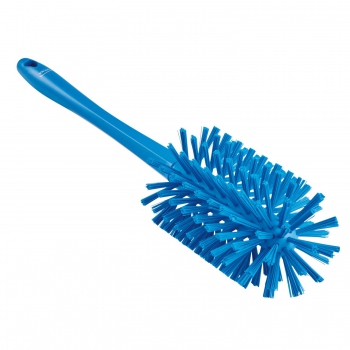Blue Pipe brush with handle, 430x90 mm, medium bristles, Vikan 5381903