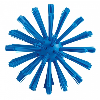 Blue Pipe brush with handle, 430x90 mm, medium bristles, Vikan 5381903