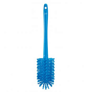 Rohrbürste, blau, mit Griff, mittelharte Borsten, Vikan 5381903