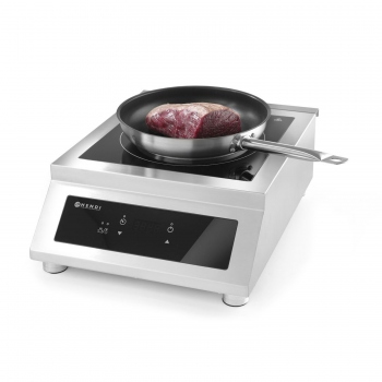 Induktionskochfeld 5000 D, Profi Line, 400V/5000W, HENDI 239322