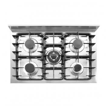 5-Burner Gas Range on Open Stand, HENDI, Kitchen Line, 14.3 kW, 900x640x(H)910 mm