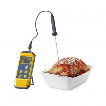 Digitales Thermometer mit Sonde, 195x85x(H)45mm, Hendi 271407