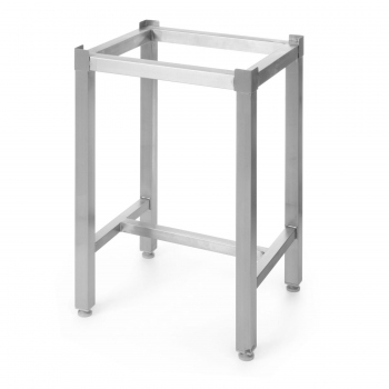 Edelstahlgestell mit Füßen, 500x400x(H)750mm, HENDI 505670