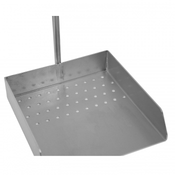 Perforated stainless steel draining sieve, 21x36x56 cm, WTN2