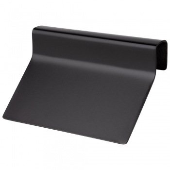 Metal tag, black, 1.5 x 8 cm, APS 11719
