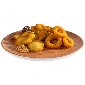 CRAZY WOOD Teller, 26 x 26 cm, APS 85307