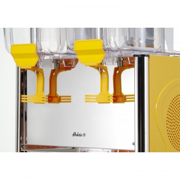 Saftdispenser, 2x12 L, 24L, 230V/370W, 430x430x(H)640mm, HENDI 425206