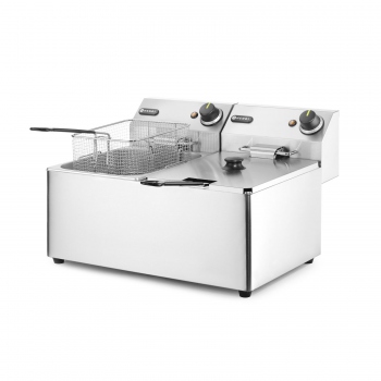 Deep Fryer 2×8 L, HENDI, Kitchen Line, 16 L, 230V/7000W, 542x430x(H)351 mm