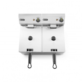 Deep Fryer 2×8 L, HENDI, Kitchen Line, 16 L, 230V/7000W, 542x430x(H)351 mm