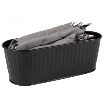 Besteckkorb, schwarz, 29.5 x 12 cm, APS 11754