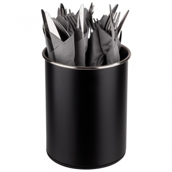 Drehbarer Besteckkorb, schwarz, APS 11748