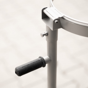 Müllsackhalter, Edelstahl mit Ring, WH312