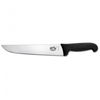 Fibrox Straight Butcher Knife, 16 cm, Black, Victorinox 5.5203.16