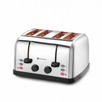 4-Scheiben-Toaster, 240V/1500W, 295x335x(H)180mm, HENDI 261187
