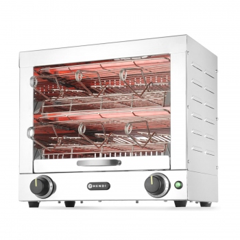 Sandwichtoaster mit 6 Klammern, 230V/3000W, 450x390x(H)400mm, HENDI 262214
