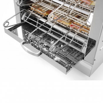 Sandwichtoaster mit 6 Klammern, 230V/3000W, 450x390x(H)400mm, HENDI 262214