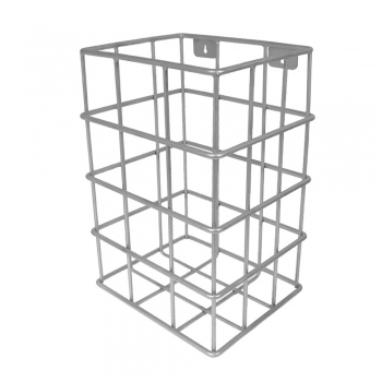 Open mesh waste bin, 260x220x393 mm, stainless steel, strong rod, WH072