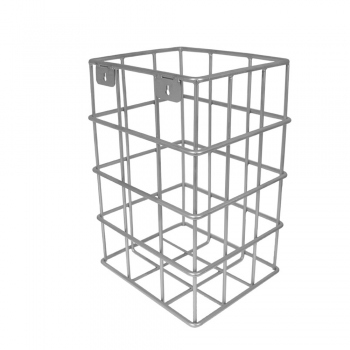 Open mesh waste bin, 260x220x393 mm, stainless steel, strong rod, WH072