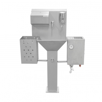 Industrie-Spülbecken, mit Handwaschbecken, Messerspüler, WH105