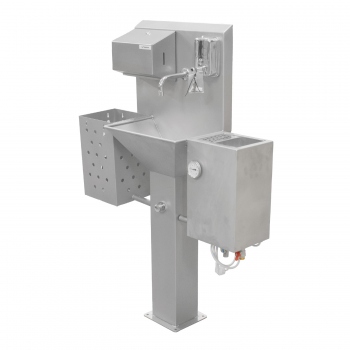 Industrie-Spülbecken, mit Handwaschbecken, Messerspüler, WH105