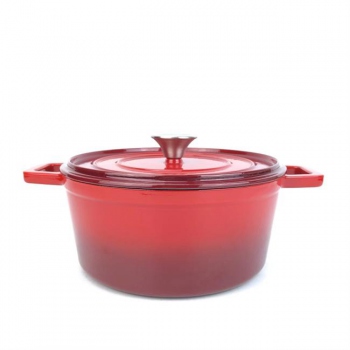 Enameled cast iron pot,...